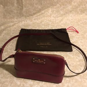 Kate Spade Burgundy Crossbody